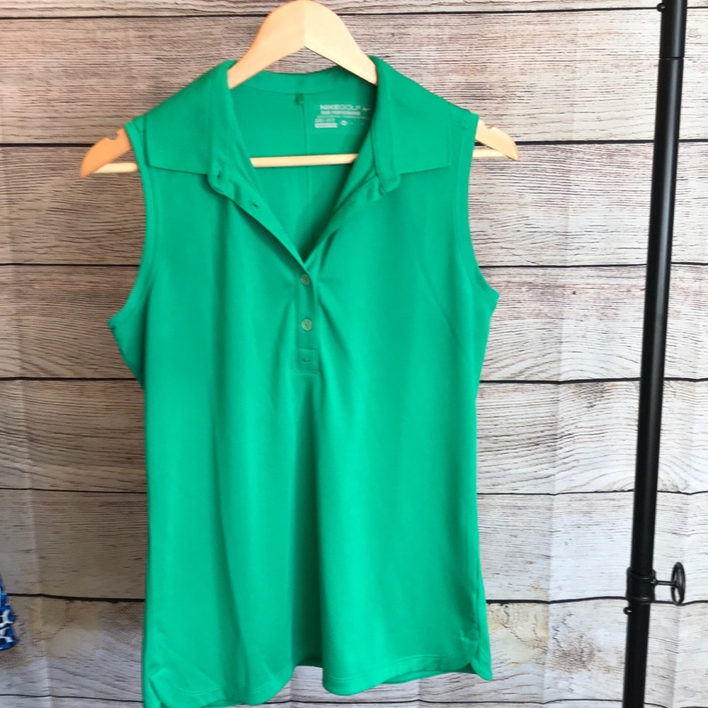Women’s Nike Golf Tank, Size M, Green